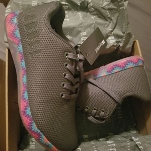 NOBULL Grey Patchwork Trainers